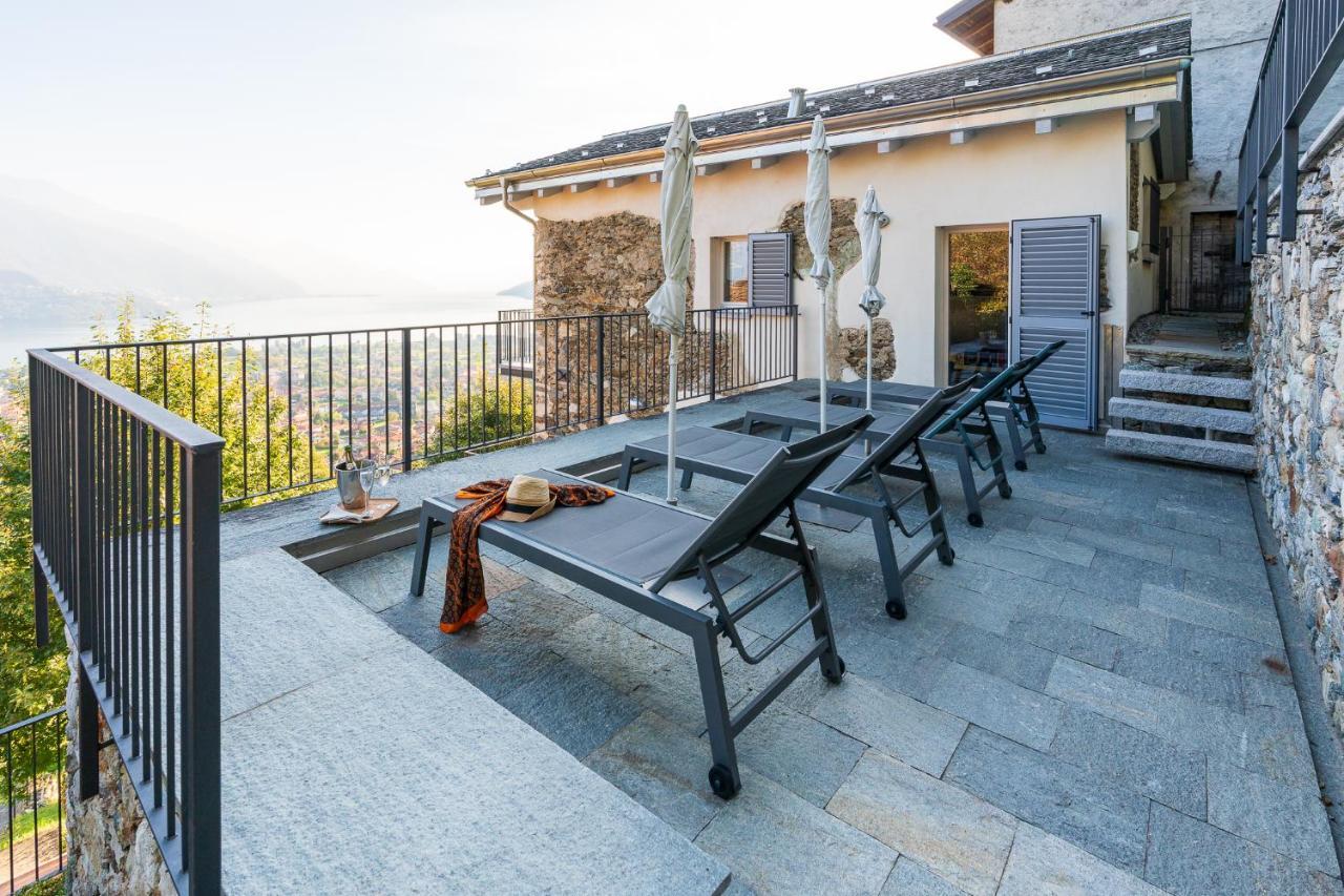 Casa Di Campagna Rosina Con Piscina E Vista Lago Граведона Екстер'єр фото